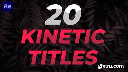 Videohive Kinetic Titles 48997641