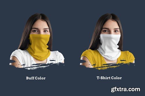 Mockups Neck Gaiters KTS95LU Mockups Neck Gaiters KTS95LU