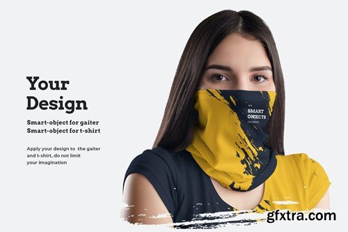 Mockups Neck Gaiters KTS95LU Mockups Neck Gaiters KTS95LU