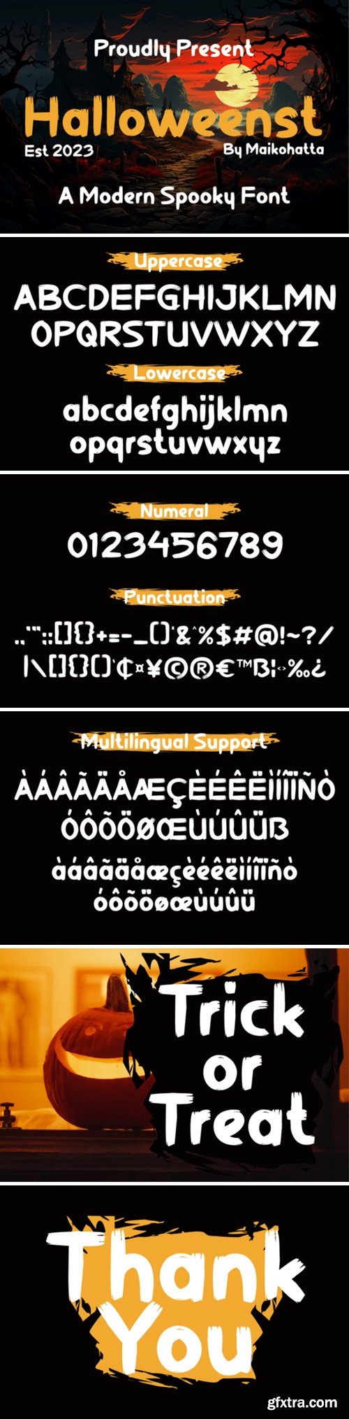 Halloweenst Font