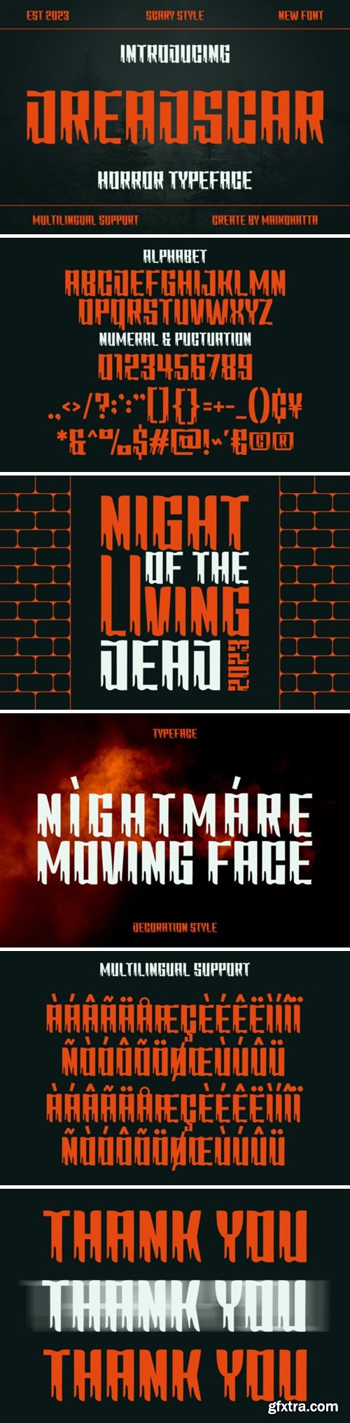 Dreadscar Font Dreadscar Font