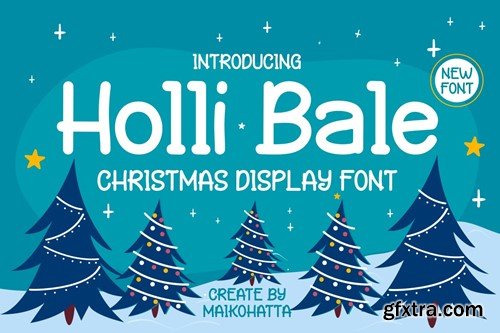 Holly Bale - Christmas Display Font R7QRQVX Holly Bale - Christmas Display Font R7QRQVX