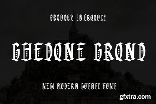 GHEDONE GROND - Gothic Font JACM8NB GHEDONE GROND - Gothic Font JACM8NB