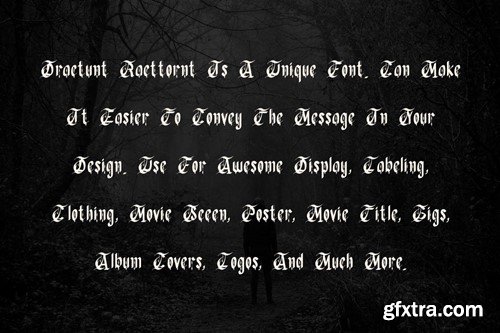 Dractunt Racttornt - Gothic Font 2NPEAVC Dractunt Racttornt - Gothic Font 2NPEAVC