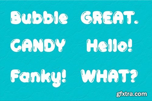 Balon - Bubble Font WJLJA9H Balon - Bubble Font WJLJA9H