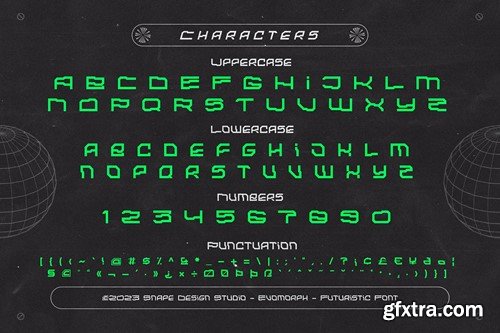 Evomorph - Futuristic Font J82AJUU Evomorph - Futuristic Font J82AJUU