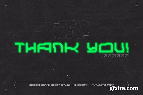 Evomorph - Futuristic Font J82AJUU Evomorph - Futuristic Font J82AJUU