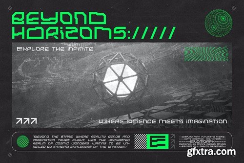 Evomorph - Futuristic Font J82AJUU Evomorph - Futuristic Font J82AJUU