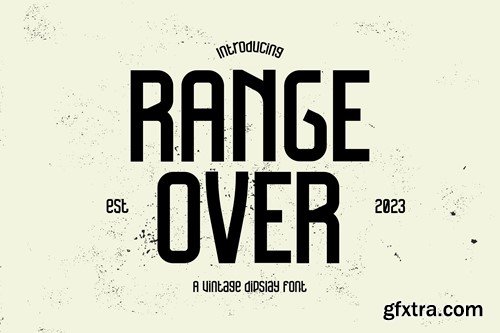 Range Over - Vintage Modern Font 6KHEYB2 Range Over - Vintage Modern Font 6KHEYB2