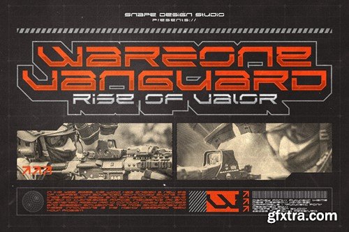 Warfirels - Futuristic Font UKG3QT5 Warfirels - Futuristic Font UKG3QT5