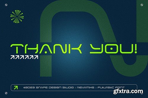 Nevamixs - Futuristic Font J86VSV8 Nevamixs - Futuristic Font J86VSV8