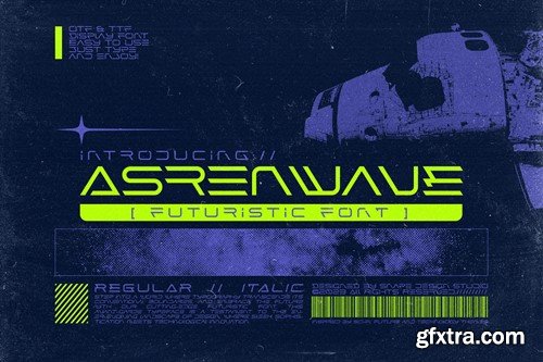 Asrenwave - Futuristic Font 5VAS9YN Asrenwave - Futuristic Font 5VAS9YN