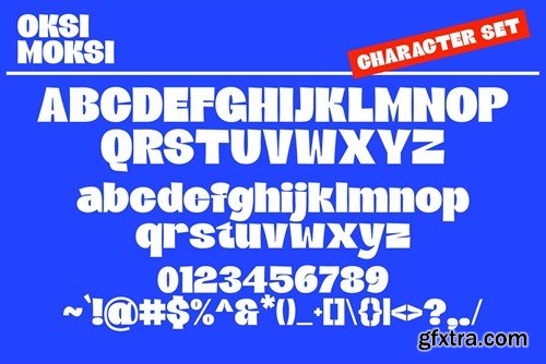 Oksi Moksi - Extra Bold Font GP9EUEV Oksi Moksi - Extra Bold Font GP9EUEV