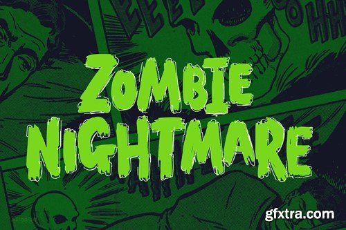 End Crawl - A Halloween Brush Font 7CGD572 End Crawl - A Halloween Brush Font 7CGD572