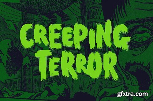 End Crawl - A Halloween Brush Font 7CGD572 End Crawl - A Halloween Brush Font 7CGD572