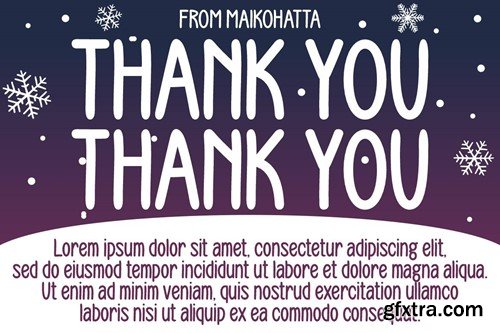 Winter Friend - Christmas Display Font G55CM3F Winter Friend - Christmas Display Font G55CM3F