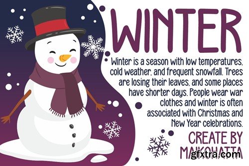 Winter Friend - Christmas Display Font G55CM3F Winter Friend - Christmas Display Font G55CM3F