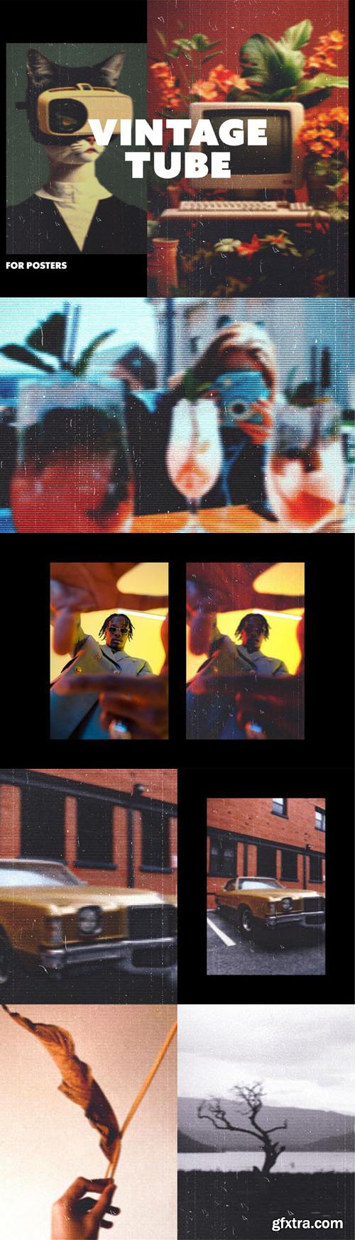 Old Tube TV Photo Effect