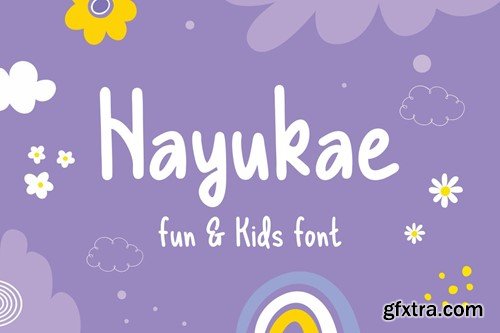 Hayukae Natural Handwritten Font 74JMX94 Hayukae Natural Handwritten Font 74JMX94