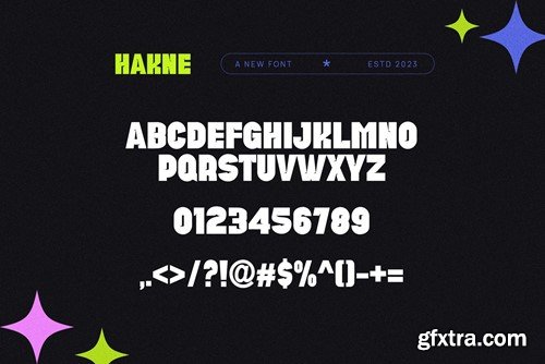 Hakne Modern Futuristic Sans Serif Font FJ695VU Hakne Modern Futuristic Sans Serif Font FJ695VU
