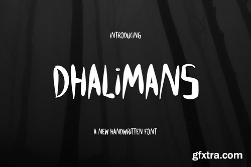 Dhalimans Font TUJTXPL