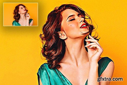 HDR Cartoon Sketch photoshop action N3N23PV HDR Cartoon Sketch photoshop action N3N23PV