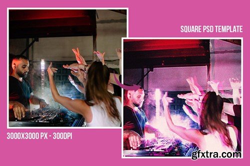 Square & Poster - Cyberpunk Effects GST6LPX