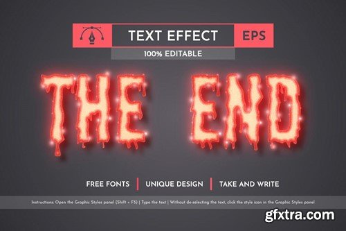 Slasher - Editable Text Effect, Font Style TDBYTKT Slasher - Editable Text Effect, Font Style TDBYTKT