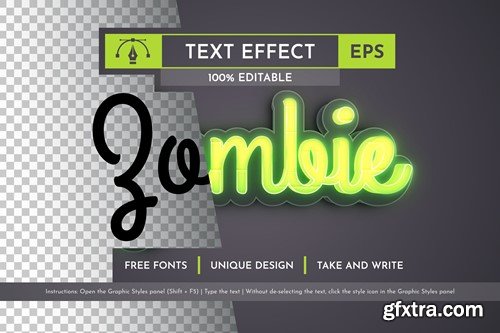 Zombie - Editable Text Effect, Font Style AEJ2MX8 Zombie - Editable Text Effect, Font Style AEJ2MX8