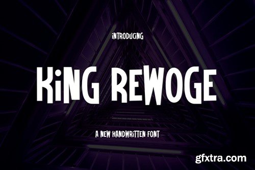 King Rewoge Font NZELTFS King Rewoge Font NZELTFS