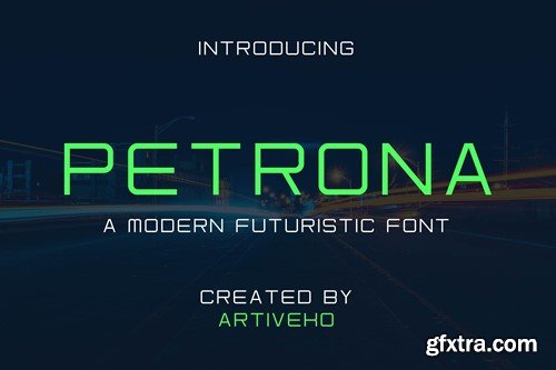 Petrona Modern Technology Font LJWGLK7 Petrona Modern Technology Font LJWGLK7