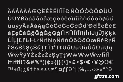 Sunsive Family Font ARAL8P9 Sunsive Family Font ARAL8P9