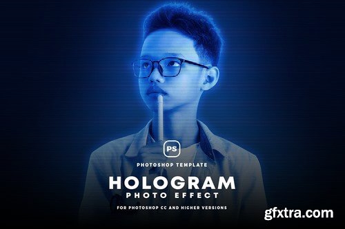 Hologram Photo Effect 879FW9D Hologram Photo Effect 879FW9D