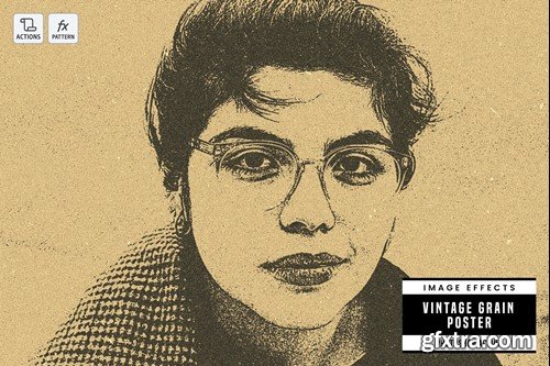 Vintage Grain Poster Effect KQVSG5G Vintage Grain Poster Effect KQVSG5G