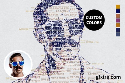 Typo Portrait - Typographic Text Portrait Effect A32CA7C Typo Portrait - Typographic Text Portrait Effect A32CA7C