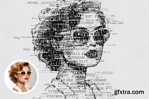 Typo Portrait - Typographic Text Portrait Effect A32CA7C Typo Portrait - Typographic Text Portrait Effect A32CA7C