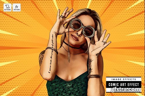 Comic Art Effect UWHUBAM Comic Art Effect UWHUBAM