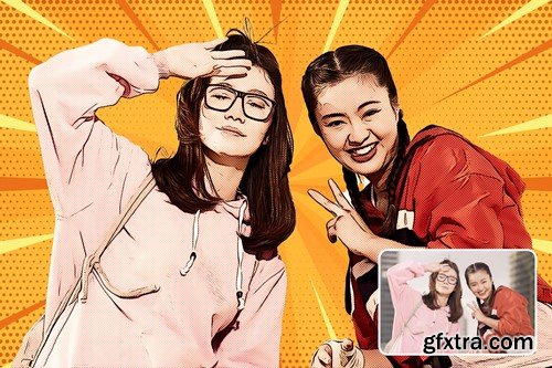 Comic Art Effect UWHUBAM Comic Art Effect UWHUBAM