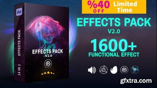 Videohive Effects Pack V2.0 - Transitions ,Effects ,Footages and Presets and more 45891082