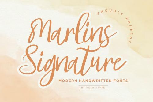 Marlins Signature - Handwritten Script fonts