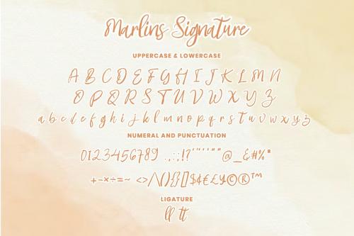 Marlins Signature - Handwritten Script fonts