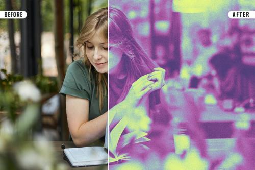 Acid Burn Photo Effect Acid Burn Photo Effect