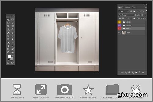 Soccer Jersey on Hanger Mockup - V Neck GCAZJMX Soccer Jersey on Hanger Mockup - V Neck GCAZJMX