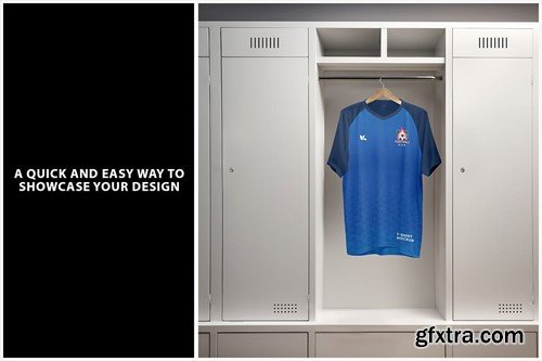 Soccer Jersey on Hanger Mockup - V Neck GCAZJMX Soccer Jersey on Hanger Mockup - V Neck GCAZJMX