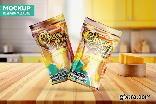 Foil Packaging Mockup 2Y6D9CE Foil Packaging Mockup 2Y6D9CE