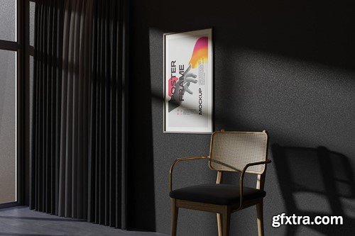 Poster Frame Mockup WZU2795 Poster Frame Mockup WZU2795