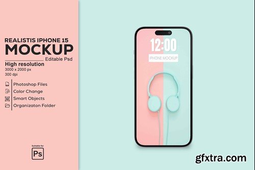 iPhone 15 Mockup VJMHJ8M iPhone 15 Mockup VJMHJ8M