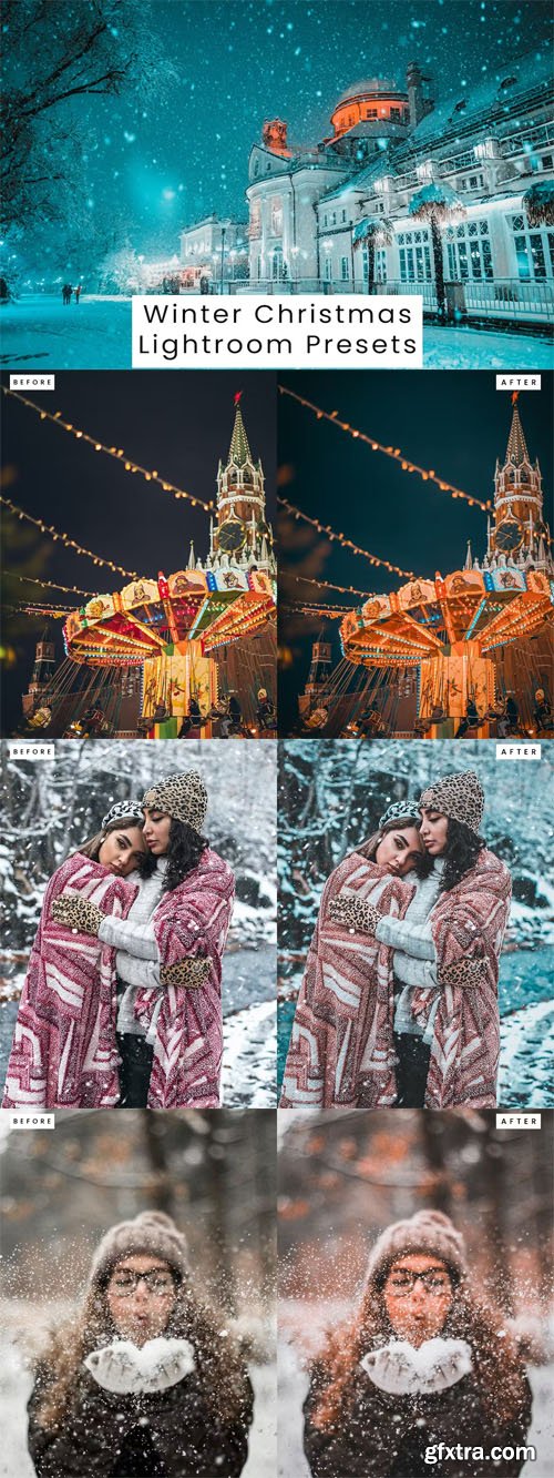 Winter Christmas Lightroom Presets