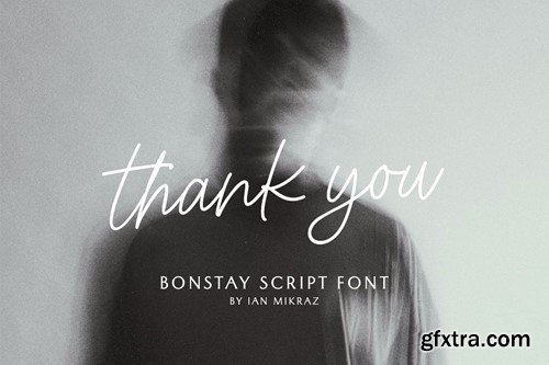 Bonstay - A Monoline Script Font SVRW96W