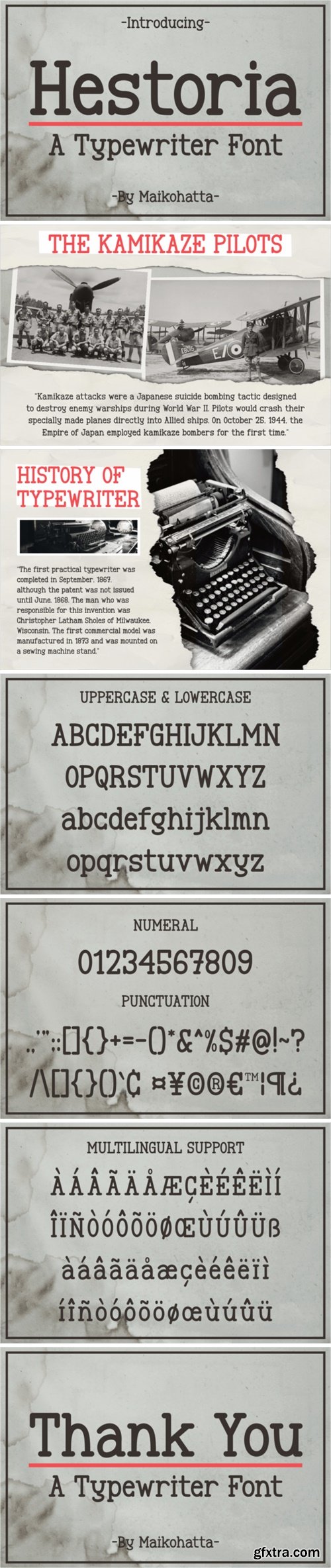 Hestoria Font